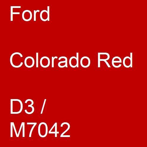 Ford, Colorado Red, D3 / M7042.